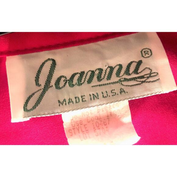 Vintage Joanna Button Down Blouse Pink Long Sleeve Sz 14 made in USA - Picture 3 of 3